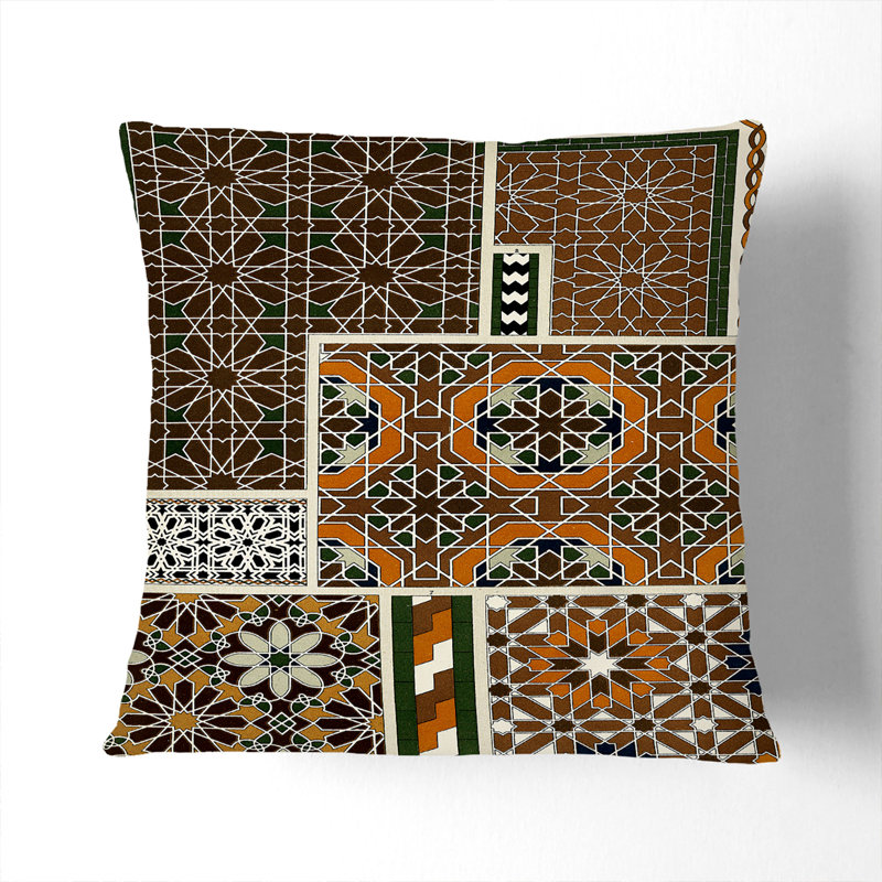 Geometric Square Cushion, 40 x 40 cm