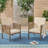 Casa Acacia Club Chair Mp2(Set Of 2)-1326270664-1326270665