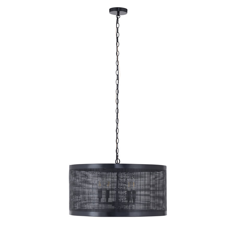 Hatcher-Single Pendant, Black