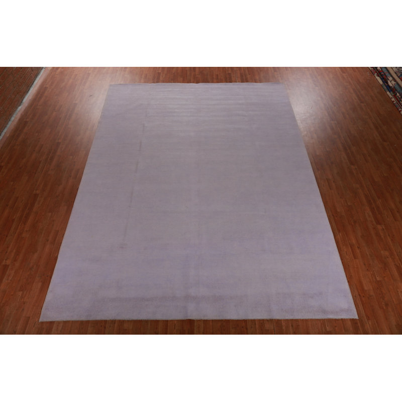 Tapis persan lavande Gabbeh 10 x 14