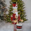 Large iron Christmas nutcracker with drum