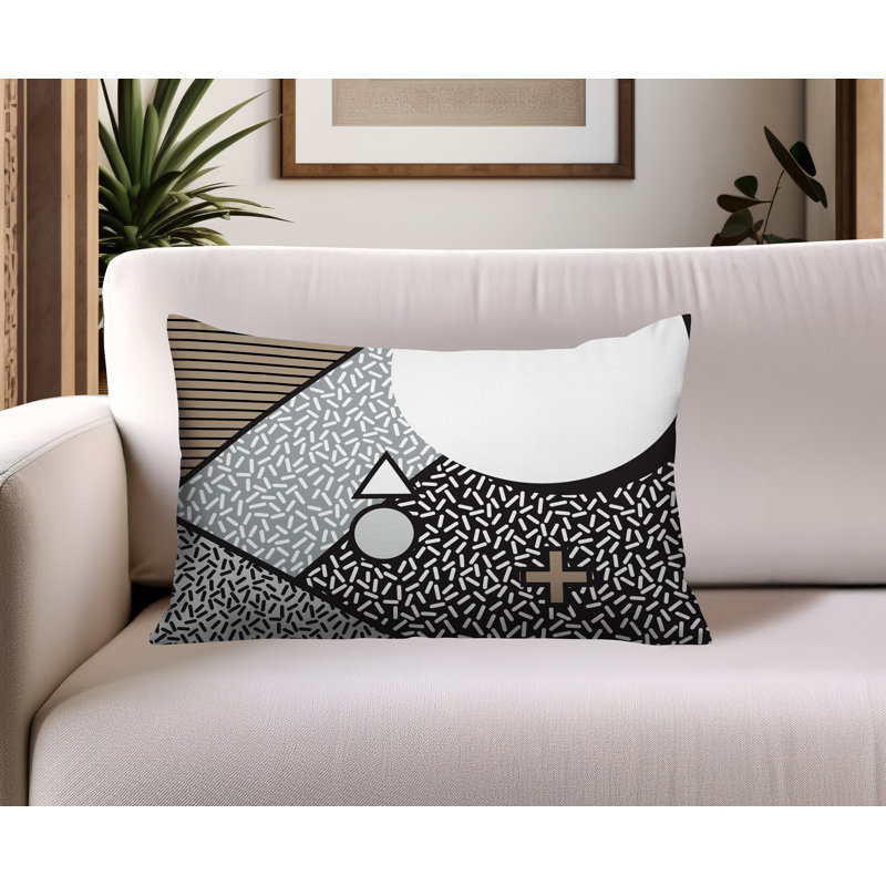 Coussin lombaire réversible intérieur / extérieur Zestra, Rectangle H 18 po x l 25 po