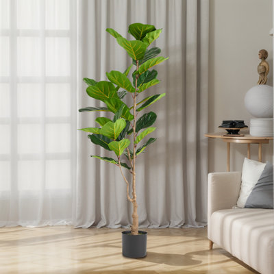 59" Artificial Fiddle Leaf Fig Tree 