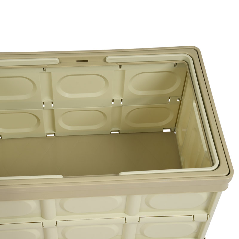 Chariot roulant pliable de grande capacité 55L, Vert
