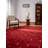 Onna Hand Knotted Loom Wool Eco-Friendly Area Rugs - Red White Color, Contemporary Modern Design, High Pile Thick Handmade Anti Skid Area Rugs for Living Room, Bed Room-129859499