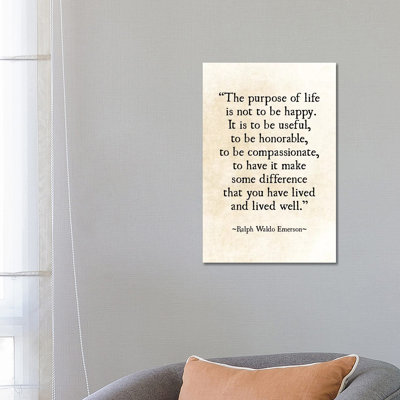 Purpose Of Life by Debbra Obertanec - Wrapped Canvas Gallery-Wrapped Canvas Giclée