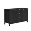 Console latérale, conception ondulée, 3 tablettes, 3 tiroirs pour étude - standard-129912142-129912138-129912143