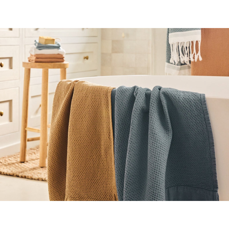 Adriatic Organic Organic 100% Cotton Lightweight Washcloth, River