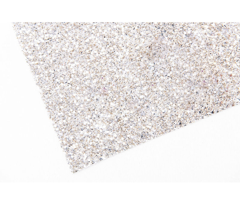 Glace - Échantillon de papier peint scintillant véritable (format A6)