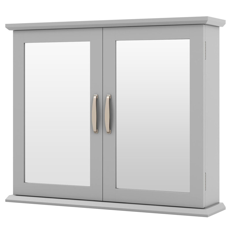 Bathroom Cabinet, Light Grey
