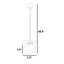 Luminaire suspendu sphère 1 lumière Shirley