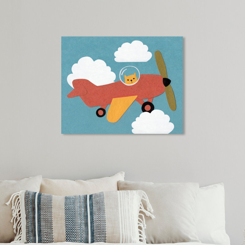 Art sur toile aerocat Edmondson, H 13 po x l 16 po x P 1,5 po