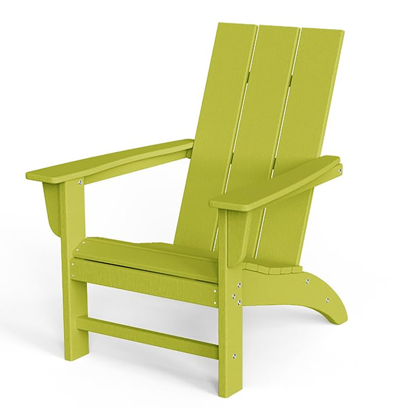Adirondack Chair with Cup Holder, Avocado Green