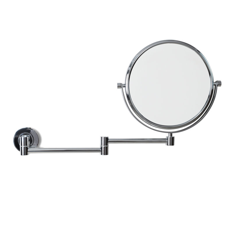 Afra Metal Wall Mirror, Chrome