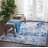 Machen Abstract Handmade Tufted Blue/Grey Area Rug-27429743