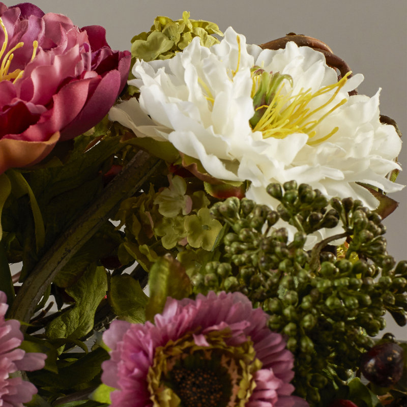 Centre de table mixte dans un vase