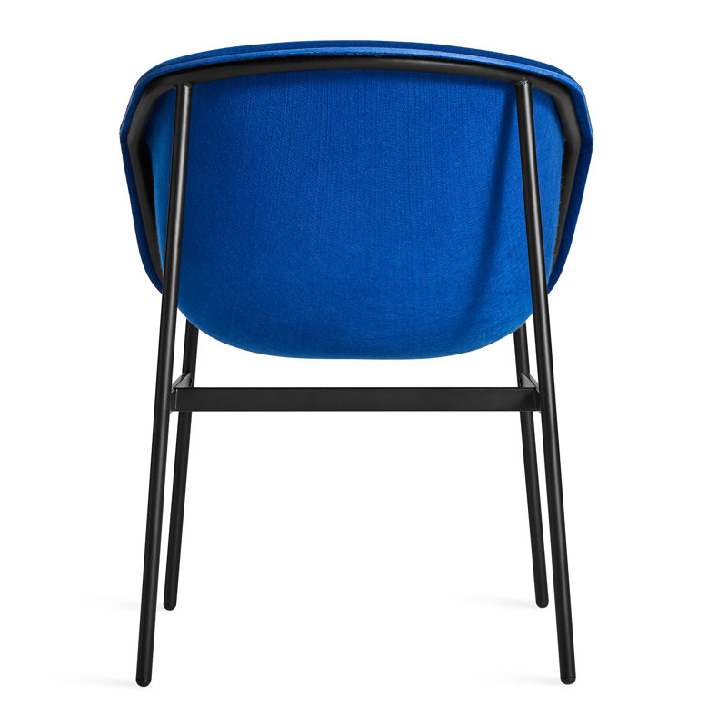 Past Life Upholstered Armchair, Black, Cobalt