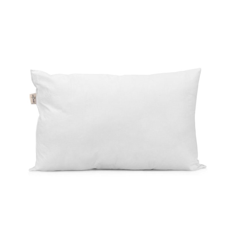 Luxurious 100% Cotton Pillow, 19.7 x 31.5 inches | Soft Fiber Filling (26.5 oz), Machine Washable at 86°F | Crisp White Color, Perfect for Comfort and Support in Any Bedroom or Guest Room