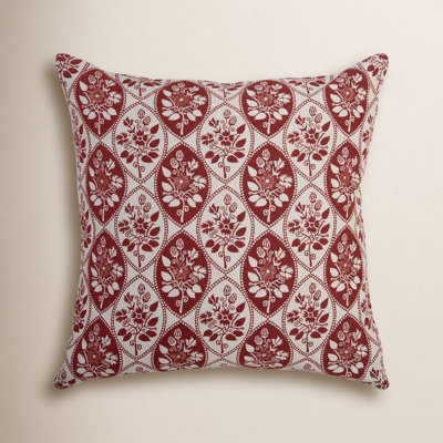 20" x 20" Cotton Throw Pillow