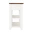 Console en bois de pin massif 48 po, table d'appoint moderne avec 3 tiroirs de rangement et 2 tablettes-121330052