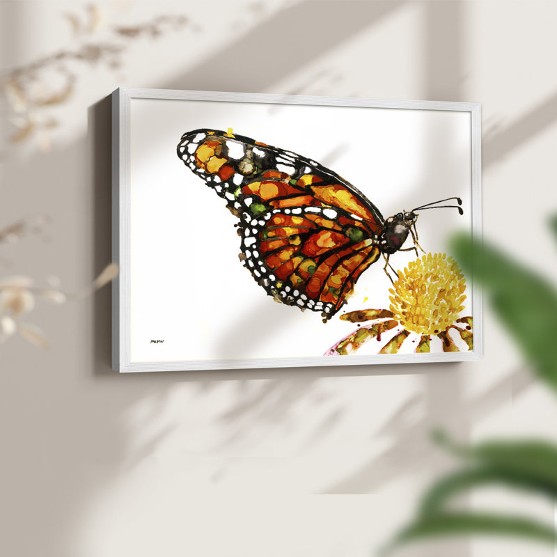 Wings I -Framed Print - Restickable