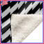 Couvertures d'illusion optique noires et blanches-128739009
