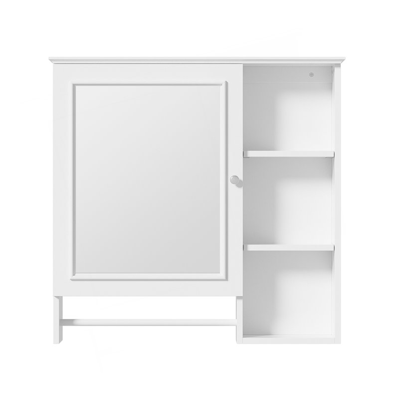 Elegant Bathroom Vanity Set With Mirror Cabinet And Ample Storage, Ideal For Organized And Stylish Bathroom Spaces., White