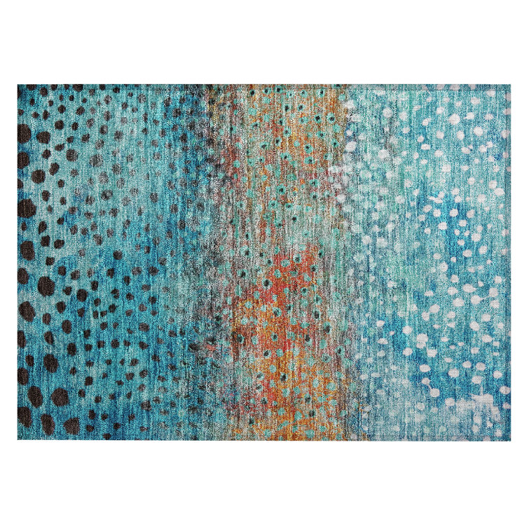 Chayil Area Rug with Non-Slip Backing