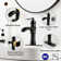 Single-Hole Single-handle Bathroom Faucet with Drain Assembly