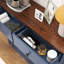 Armoire poubelle double inclinable Farmhouse Blue-366153708