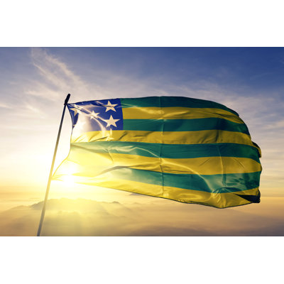 Flag Of Goias - Wrapped Canvas Print