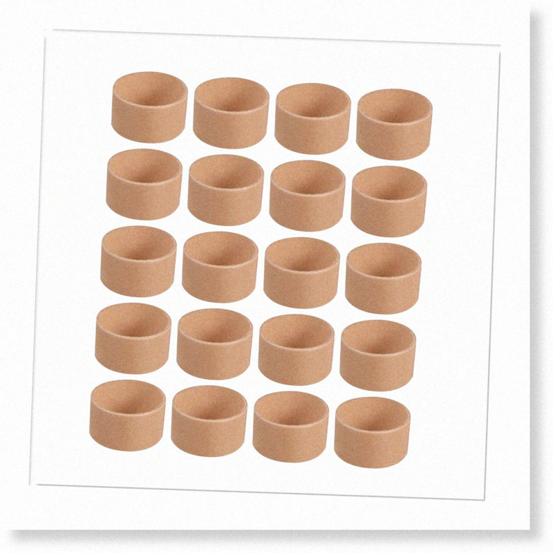 EcoCraft Cardboard Tubes - 20 Pieces