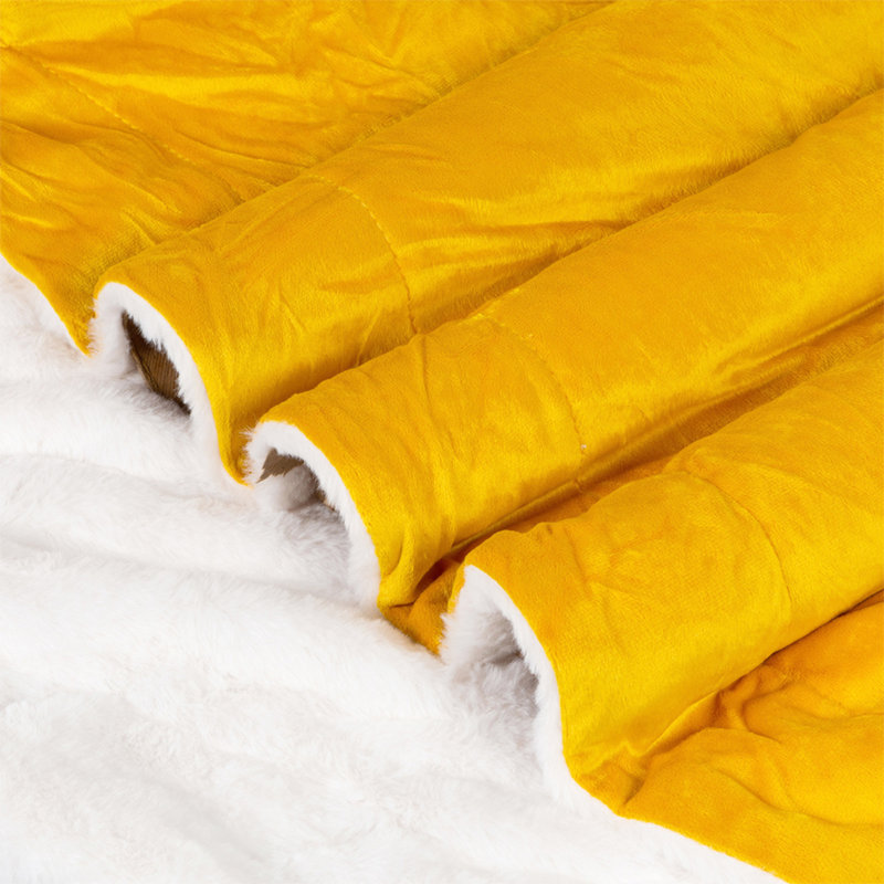 Couverture , Jaune/blanc