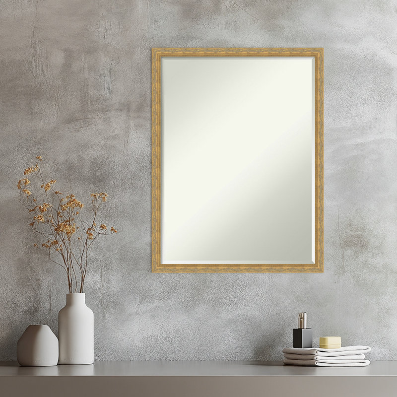 Miroir mural Mila, Doré