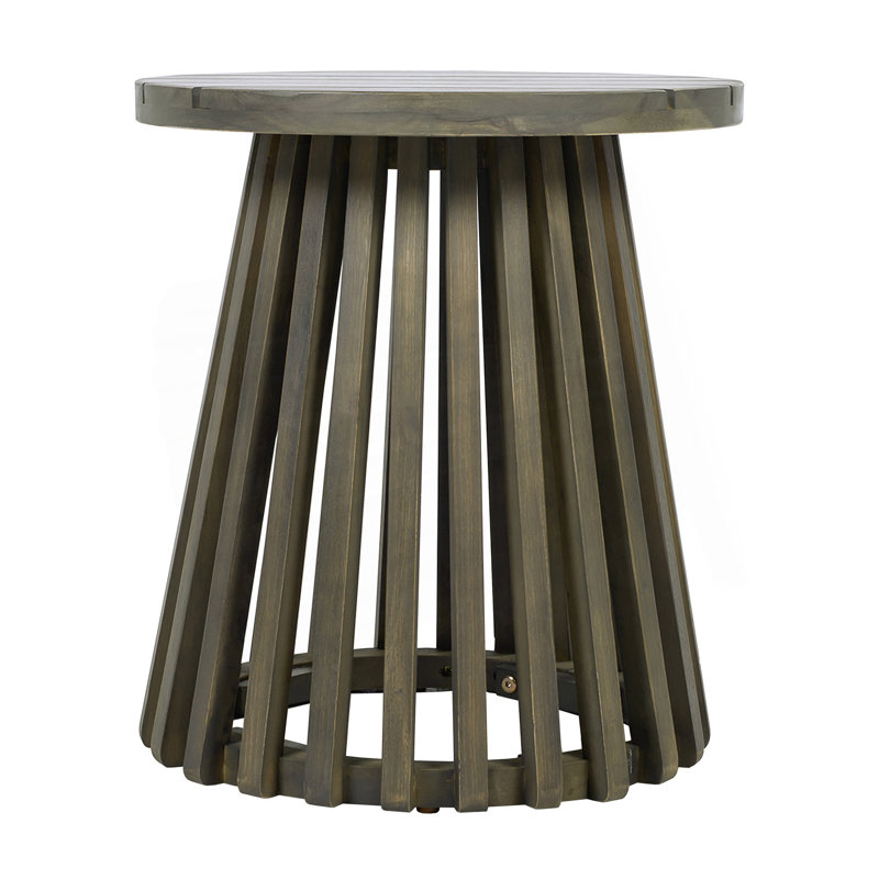 Table d'appoint ronde pour l'extérieur, table basse ronde