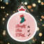 Xmas Naughty* Nice I Tried Wooden Bauble Plaque