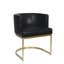 Owen Leather Dining Chair (Modern Black)-238675055