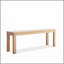 Banc de table en bois de chêne naturel pour salle à manger-129931500