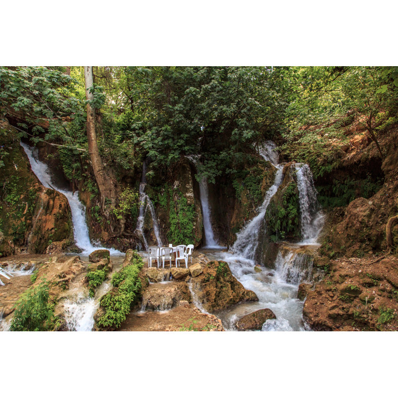 Lynbrook Harbiye Waterfall - Wrapped Canvas Print, 20cm H x 30cm W x 3.8cm D