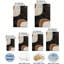  «Neutral Abstract Wood Texture Wall Art», décor minimaliste moderne haut de gamme pour le salon-129114838