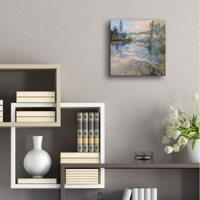 «River» par Jane Schmidt, H 12 po x l 12 po x P 0,13 po
