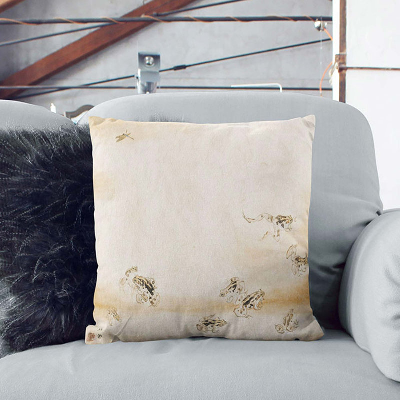 Square Cushion, 40cm H x 40cm W x 15cm D, Stone