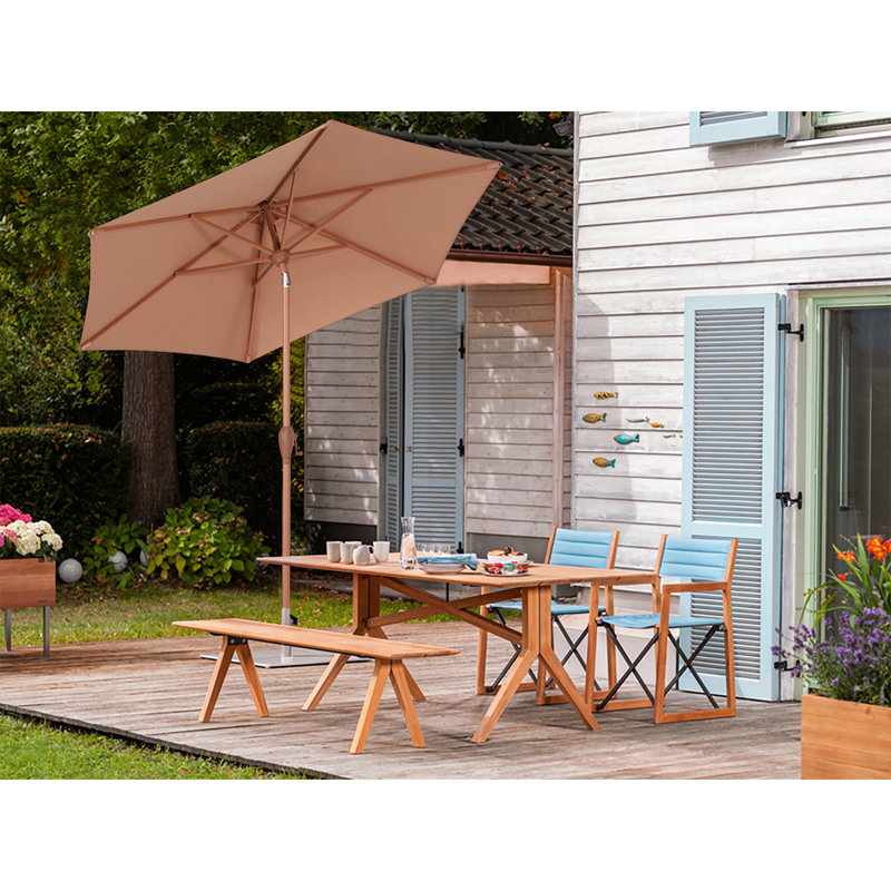 Hurt 220cm Market Parasol, Peach