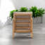 Chaise berçante en bois massif l 25,18 po