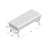 Beene Upholstered Tufted Bench with Birch Wood Legs-81348163