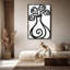Abstrait abstrait minimaliste noir et blanc sur toile rose haute définition pour studio-525825325