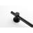 Stainless Steel Handheld Shower With Adjustable Height, 59-Inch Hose, And 28-Inch Slide Bar Bar, Hose In Dark Black
