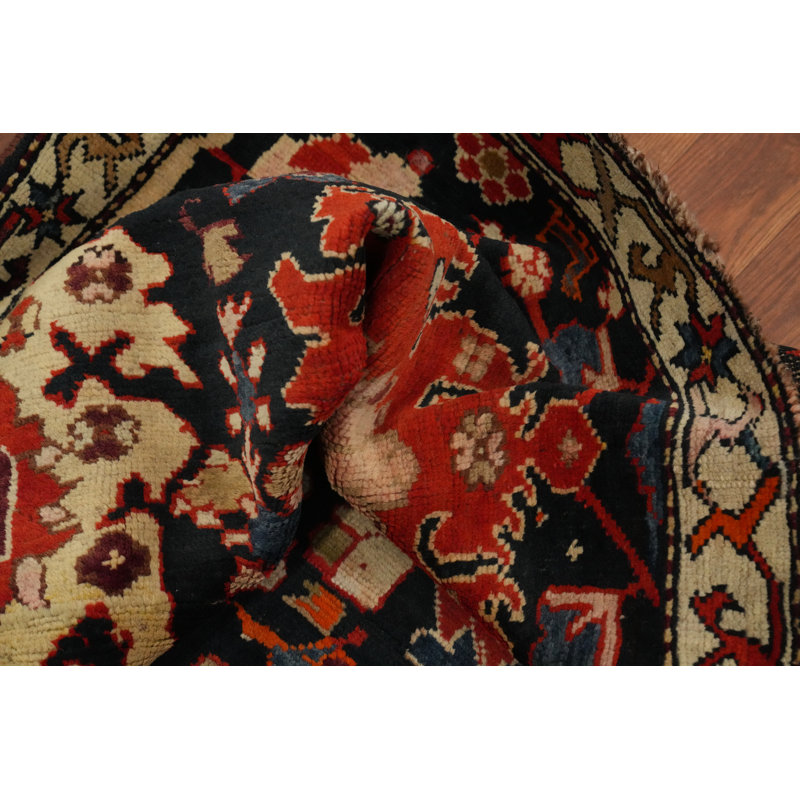 Tapis de couloir blanc antique