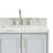 43'' Single Bathroom Vanity with Carrara Marble Top-93359237-93572740