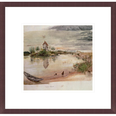 Weierhaus (w / c) par Albrecht Dürer, impression giclée sur cadre